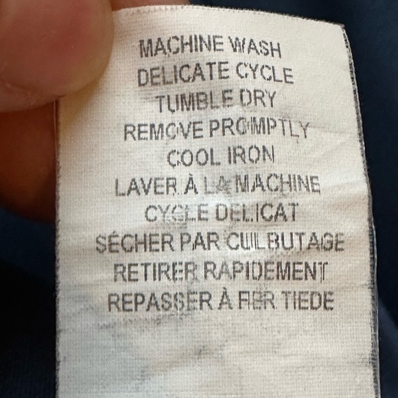 Haggar Vintage Blue & Black Paisley Button Down Collard Shirt Sz 12. Lined. - Picture 11 of 14